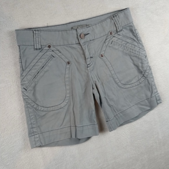 prAna Women's Shorts, Grey,  Size 6 - Picture 2 of 7
